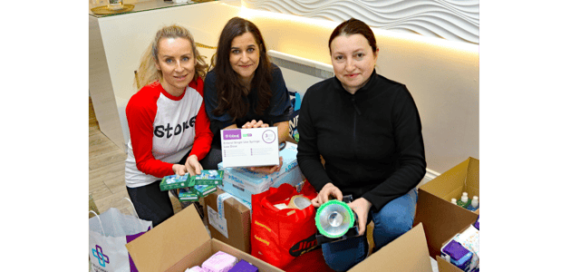The Help for Ukraine city collection points, organised by Polish women Anna Mazeika, Kamila Turzynska, Magdalena Pudlak and Kara Karolina