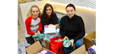 The Help for Ukraine city collection points, organised by Polish women Anna Mazeika, Kamila Turzynska, Magdalena Pudlak and Kara Karolina