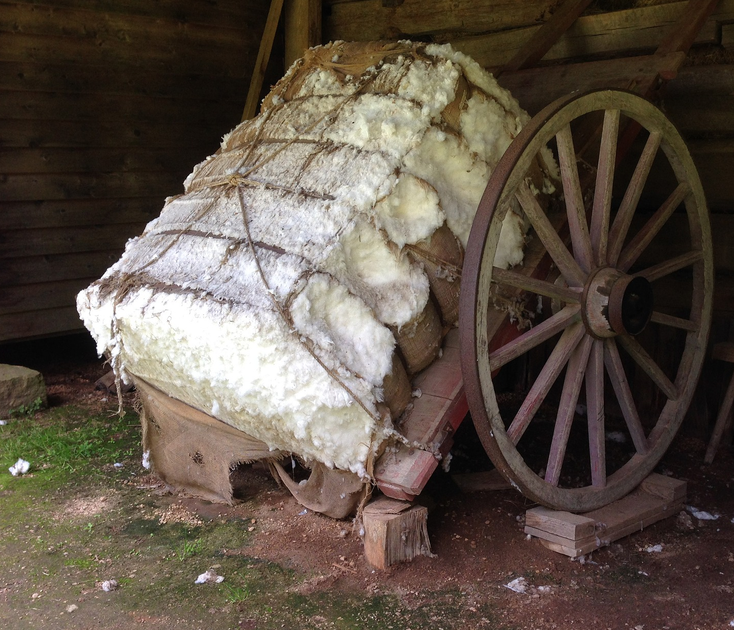 Cotton was one of the slave-based industries in the American south that greatly facilitated the growth of trade and commerce of that era