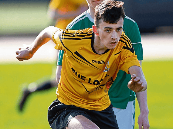 Rhys O'Regan put in a great show for Clonmel Town against FAI Junior Cup holders Fairview Rangers of Limerick in Limerick on Saturday last.
