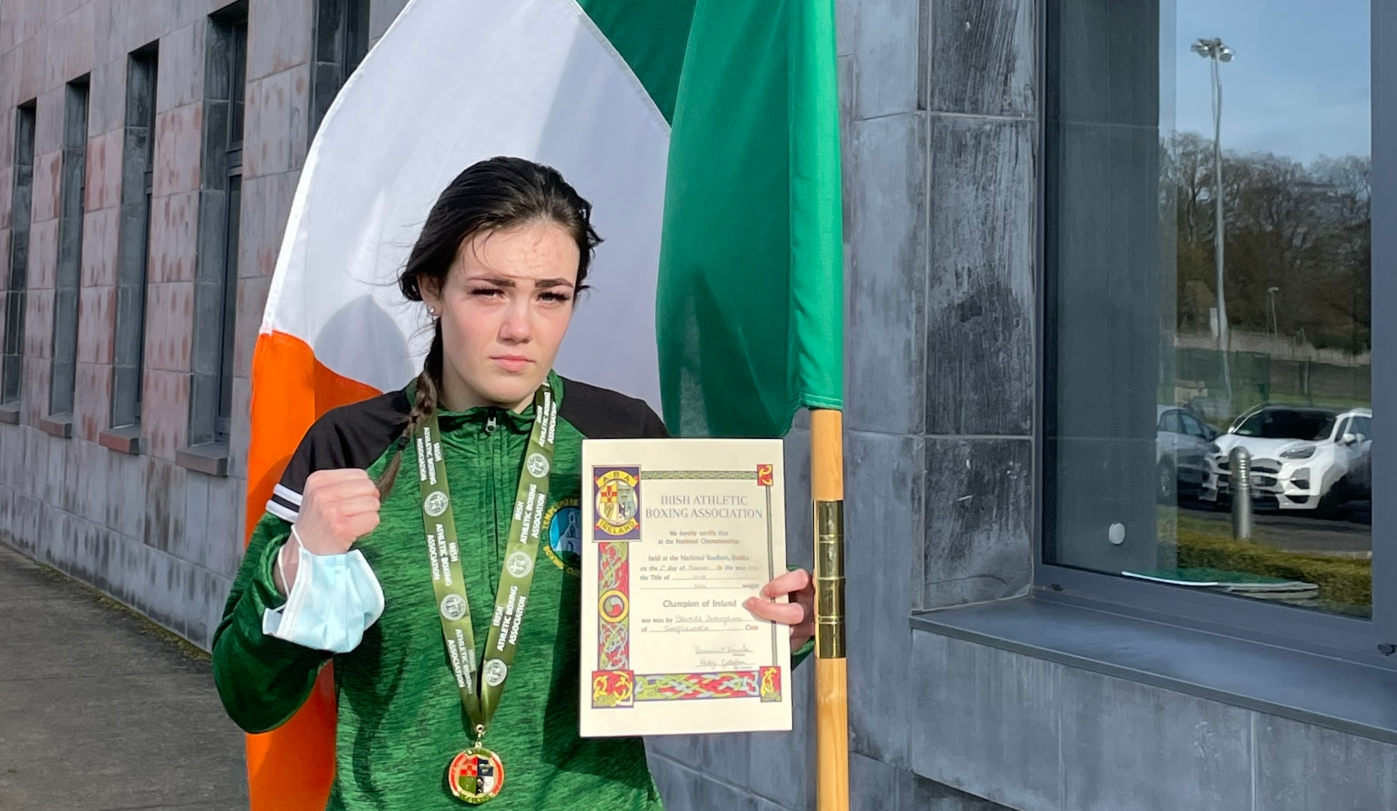 Ursuline's Shakira Donoghue has been selected for the Irish Boxing Team