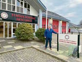 Cllr Adam Teskey pictured outside Rathkeale fire station