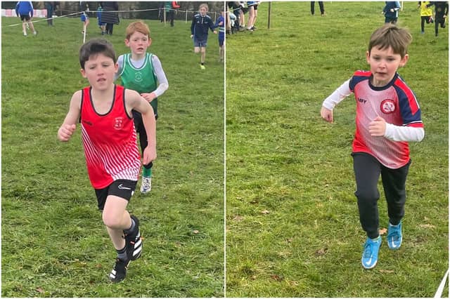 Fane Kelly and Aidan Rafferty in action for St Gerards