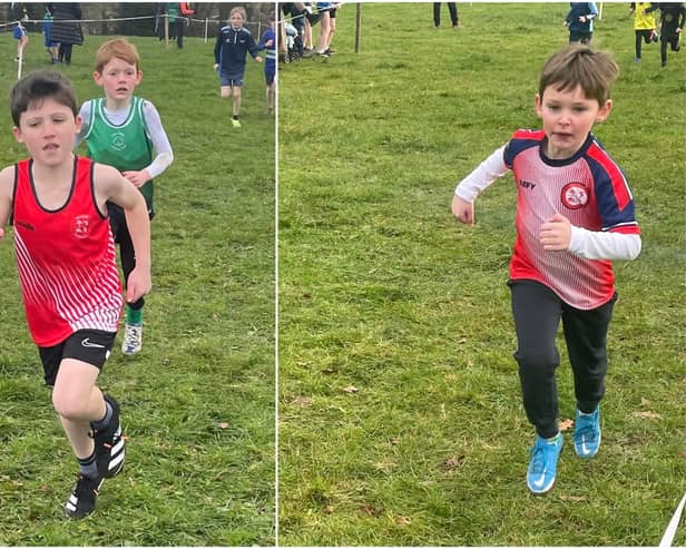 Fane Kelly and Aidan Rafferty in action for St Gerards