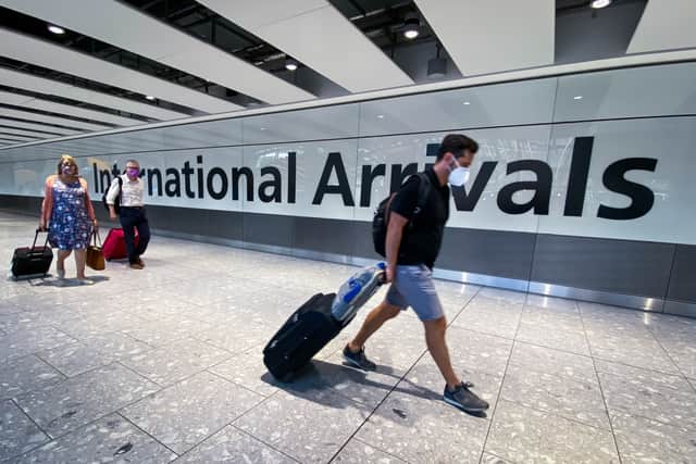 They were required to buy a post-arrival lateral flow test, costing around £20 each.