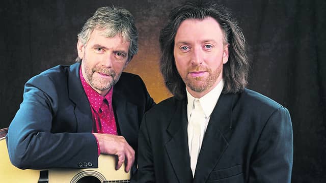 Charlie McGettigan and Paul Harrington in Carrigallen