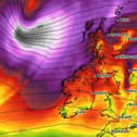 WEATHER IRELAND: Gale forces winds forecast for parts of Ireland from Storm Malik. PIC WX Charts