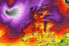 WEATHER IRELAND: Gale forces winds forecast for parts of Ireland from Storm Malik. PIC WX Charts