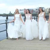 Models from the Holman Lee Agency showcasing stunning bridal gowns this Saturday at the launch of the Mid West Bridal Exhibition which takes place on February 13 Picture: Mike Cowhey