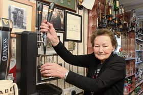 Margaret Carmody, known to one and all as ‘Peg’, can be found behind the counter every day in the family run pub in Hospital