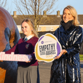 Louise Cantillon and students from Thomond College at the launch of the Narrative 4 Empathy School Award