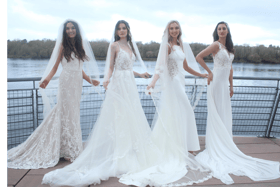 Models from the Holman Lee Agency showcasing stunning bridal gowns this Saturday at the launch of the Mid West Bridal Exhibition which takes place on February 13 Picture: Mike Cowhey