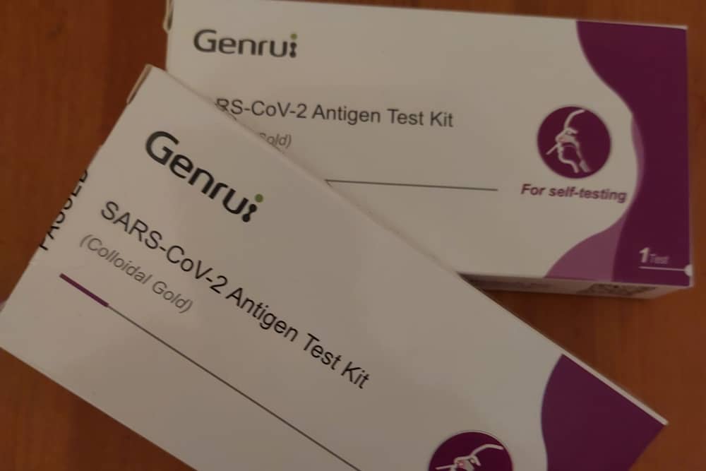 Two specific batches of Genrui antigen tests have been recalled