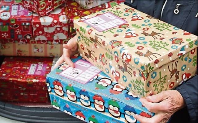 Team Hope Christmas Shoebox appeal.