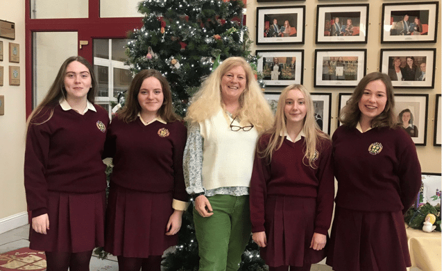 Aimee Fogarty Ryan, Caoimhe O’Gorman, Jane Brereton and Mairéad Collins – they are our “A Vision for the EU in 2046” competition winners
