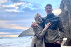 Limerick hurling captain Declan Hannon who proposed to Louise over Christmas at Slea Head Beach in Dingle