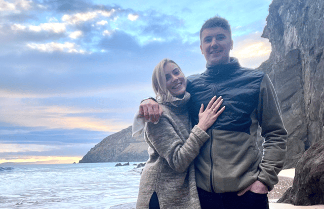 Limerick hurling captain Declan Hannon who proposed to Louise over Christmas at Slea Head Beach in Dingle