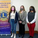 Carrick Lions Club Youth Ambassador finalists from left: Oscar Geoghegan,  Joni Hunt, Caoimhe O'Shea and award winner Kendra Watson with Emer Barry of Carrick Lions Club