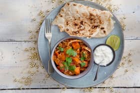 Kevin Dundon's Sweet potato and turkey curry.