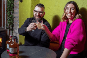 Tony Foote and Alice Carroll, co founders of Foxes Bow Whiskey