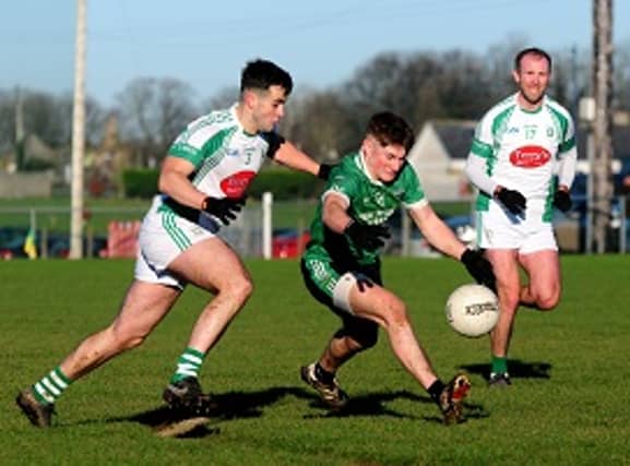 Action from the game this afternoon in Templetuohy