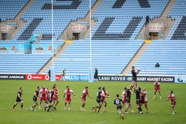 All matches in Wales are to be played in front of empty stands, while north of the border outdoor events are being limited to 500 people with social distancing measures in place.