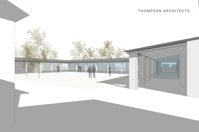 Below, a render of how the proposed new block is set to appear