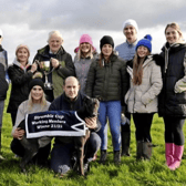 Pictured  is John Strumble presenting the Frank Strumble Cup to Mary O’Donnell at Knockgraffon Coursing  in New Inn.