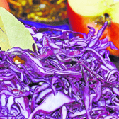 Red cabbage is a good source of vitamin K and provides small amounts of calcium, magnesium, and zinc