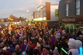 The Christmas lights switch on was due to take place on Sunday