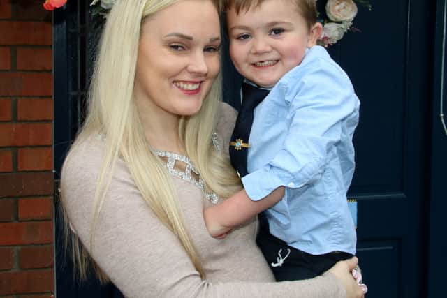 “Noah has quite a lot of medical needs, ranging from a heart condition to chromosome deletion. Our days are busy with peg feeds and medications and making sure he is getting everything he needs,” she told the Limerick Leader.