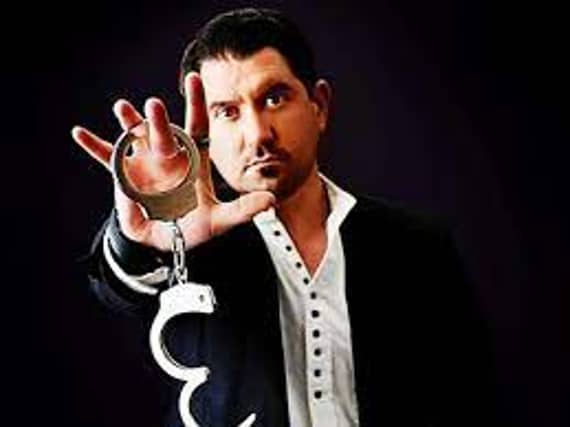 Escapologist Steve Spade will take part in the gala Love, Grace's Space fundraising night