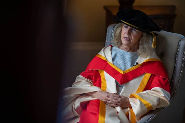Anderson's mother is from Kildimo and the diplomat dedicated the honorary doctorate to her mother. 