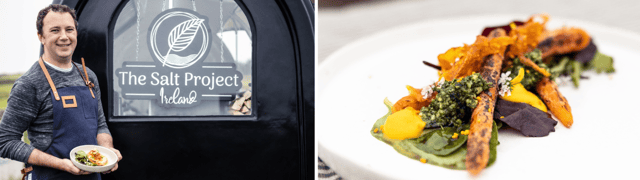 The man behind The Salt Project’s nomadic food trailer is Kildare-based Chef, Caomhán de Bri