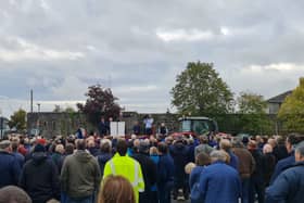 Kilkenny farmers attended a regional rally in Portlaoise