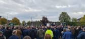 Kilkenny farmers attended a regional rally in Portlaoise