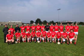 The Louth team before their encounter with Cavan in Haggardstown