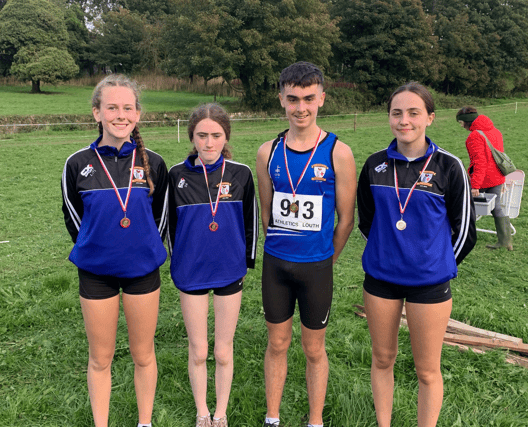 Louth Champions representing St Peters are Leah Mooney, Dearbhla Allen, Cian Gorham and Niamh Brady