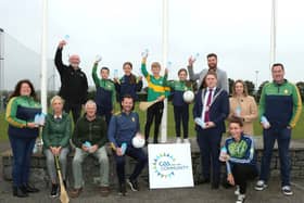 Pictured at Park/Ratheniska GAA Club for the launch of the GAA Green Clubs Initiative. Pic: Michael Scully