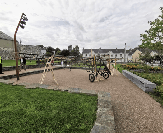 The Portlaoise Plane on display at Fitzmaurice Place during Heritage Week