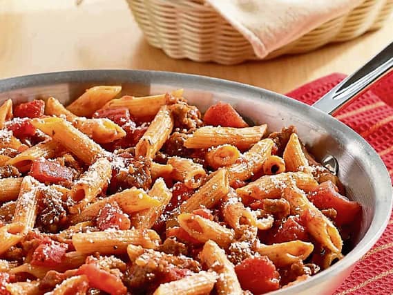 The word rigatoni comes from the Italian word ‘rigato’ which means ‘ridged’ or ‘lined’