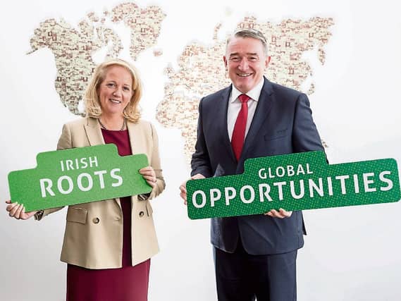Majella Darcy, Chief People Officer and John Jordan, Chief Executive of Ornua