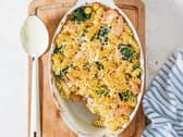 Salmon & Broccoli Pasta Bake