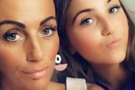 Tamzin White (right) with her mother Louise who died last month.