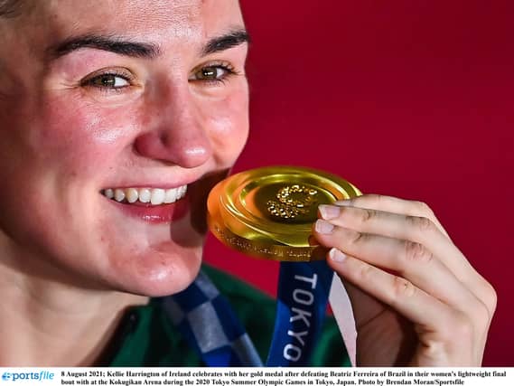 Ireland's Olympic boxing gold winner Kellie Harrington