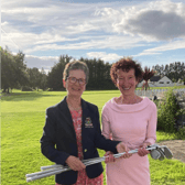 Lady Captain at Slievenamon Golf Club Teresa O’Brien (left) pictured with the  overall winner in her recent Lady Captain's Prize competition, Anne Murphy