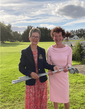 Lady Captain at Slievenamon Golf Club Teresa O’Brien (left) pictured with the overall winner in her recent Lady Captain's Prize competition, Anne Murphy