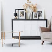 Change your throws, cushion covers and console top for a budget redesign