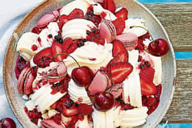 it is  believed that Eton Mess originate from Eton College and is served at the annual cricket match against the pupils of Harrow School