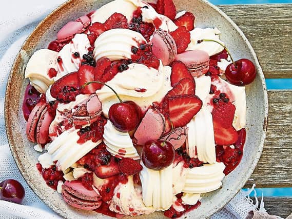 it is believed that Eton Mess originate from Eton College and is served at the annual cricket match against the pupils of Harrow School